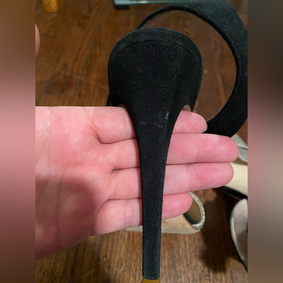 Jerome C. Rousseau Suede/Python Slingback Heels - Picture 10 of 14